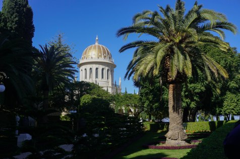 golden dome in Haifa, Israel